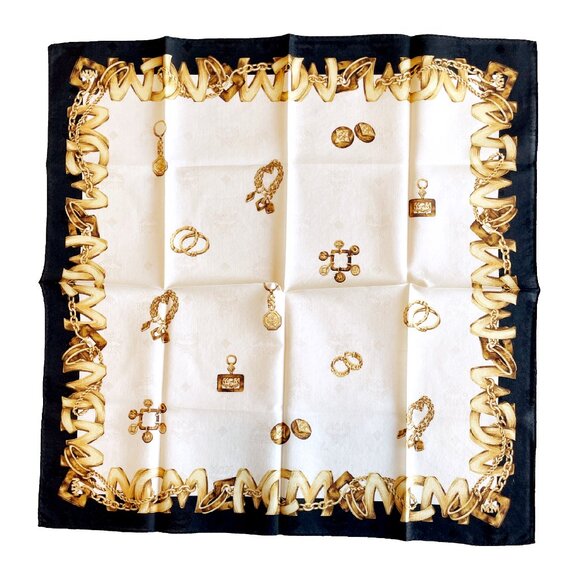 MCM Vintage Scarf – Chain & Jewelry Motif - Picture 1 of 15